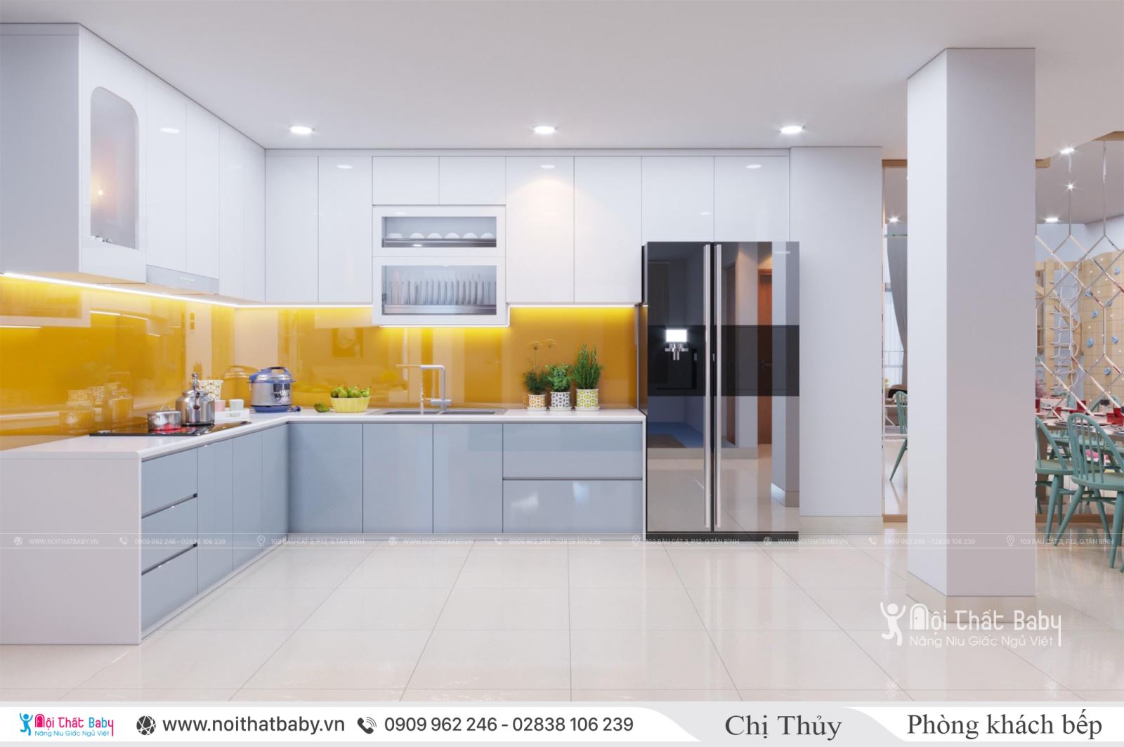 Thiết kế trọn gói nội thất Duplex căn 127m2 Emerald Celadon City